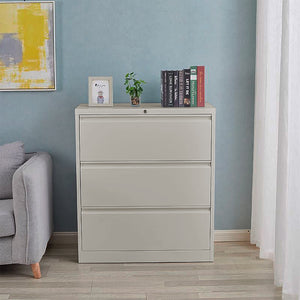 ARCHIVERO METALICO HORIZONTAL DE 3 GAVETAS